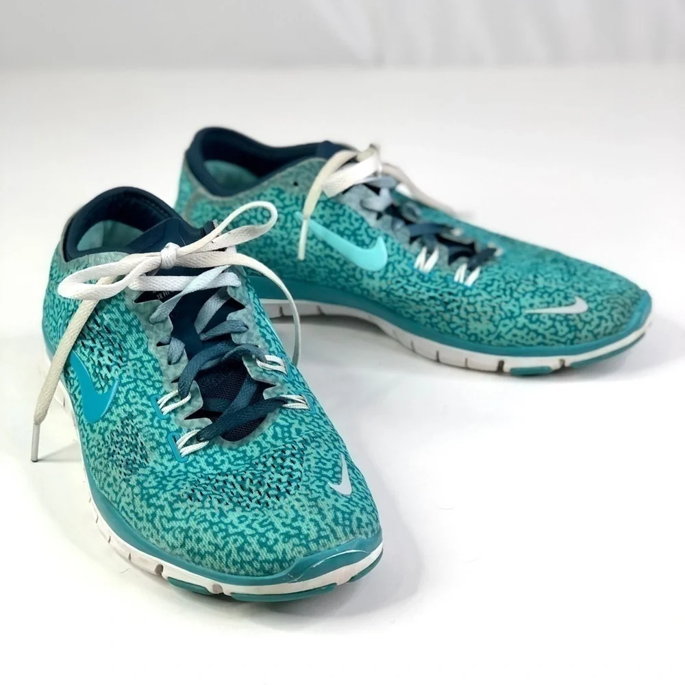 Nike Free TR Fit 4 blue running shoes women’s 8